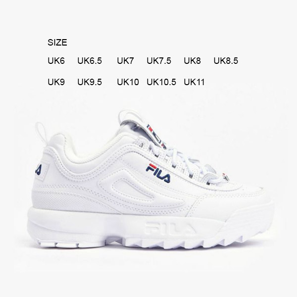 FILA TRAINERS SHOE MALAYSIA - FILA DISRUPTOR 2 MEN WHITE, TBGD-49715