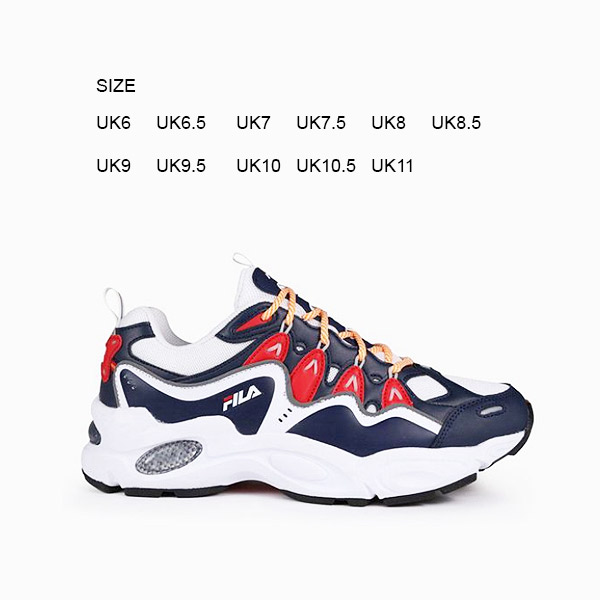 FILA TRAINERS SHOE MALAYSIA - FILA NITRA MEN WHITE / NAVY / RED, AZET-16853